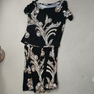 Soft surroundings skirt and shirt set